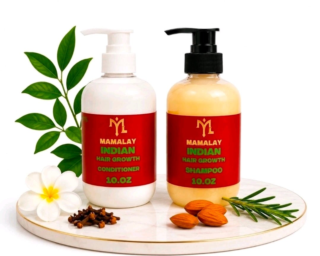 Mamalay indian hair shampoo and conditioner